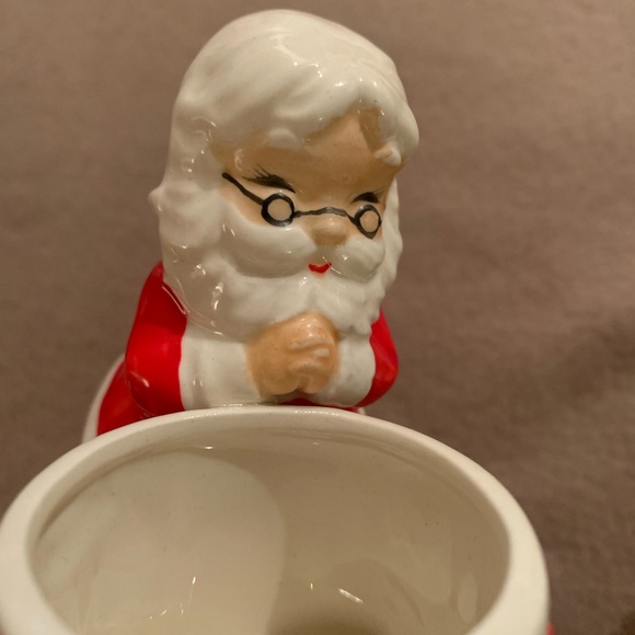 Vintage Josef Originals Santa Claus votive candle holders with price stickers - Picture 8 of 9